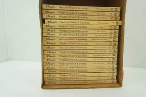 Disneys Wonderful World of Knowledge Volumes 1-17 & 19. Circa 1970s. Collection also includes the 1977 Yearbook