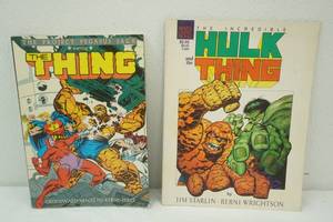 Vintage Graphic Novels. The Incredible Hulk The Thing