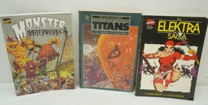 Vintage Graphic Novels (3ct) Monster Masterworks The New Teen Titans The Elektra Saga