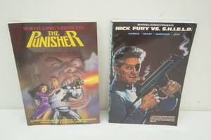 Vintage Graphic Novels (2ct) The Punisher Nick Fury VS. S.H.I.E.L.D.