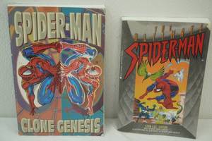 Vintage Spider Man Graphic Novels (2ct) The Ultimate Spider Man Spider Man Clone Genesis