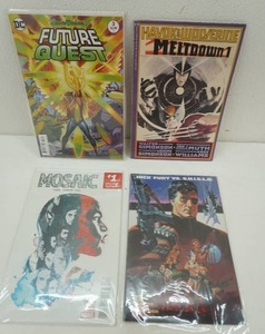 (4ct) Comics. Future Quest, Havok & Wolverine Meltdown 1 Marvel Mosaic #1 Marvel Nick Fury VS. SHIELD Book 1 of 6