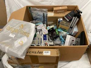 Large Amazon Box of Assorted Electronics and Mixed Accessories Lot