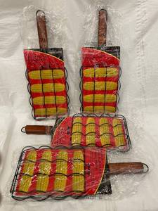 Mr. Bar-B-Q Corn on the Cob Grilling Baskets (Lot of 4)