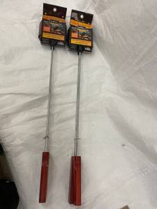 Mr. Bar-B-Q Fireside Square Cooking Irons (Lot of 2)