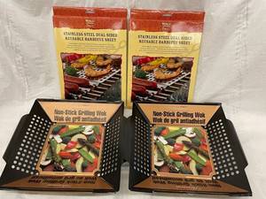 Box F - World Grill & Mr. Bar-B-Q Grilling Accessory Mixed Lot