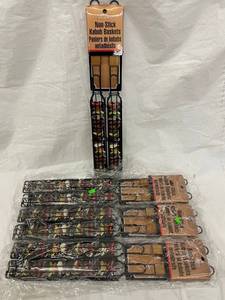 Box H - Mr. Bar-B-Q Premium Non-Stick Kabob Baskets (Lot of 4)