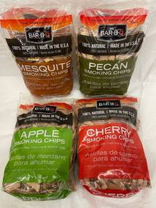 box B - Mr. Bar-B-Q Smoking Chips Assorted Flavors (Lot of 4)