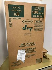 8oz Foam Cups