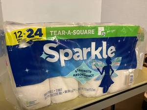 Sparkle Tear-A-Square Paper Towels