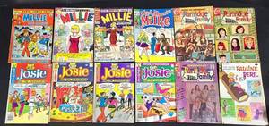 LL-L - Vintage Comic Book Mixed Lot of 12 Archie, Millie & Partridge Family