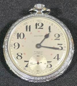 K - Calvert Pocket Watch 17 Jewel Incabloc