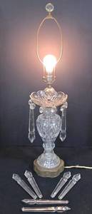 LL-FR - Tahl Crystal Lamp With 6 Detached Prisms