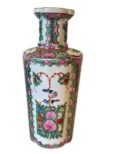 Chinese Canton Famille Rose Porcelain Vase