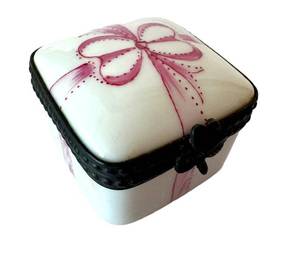 Vintage Limoges Hand-Painted Trinket Box