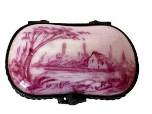 Vintage Peint Limoges Hand Painted Trinket Box