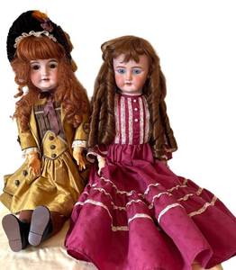 Antique German Simon & Halbig Bisque Dolls (Lot of 2)