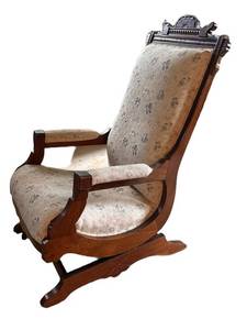 Antique Victorian Platform Rocking Chair