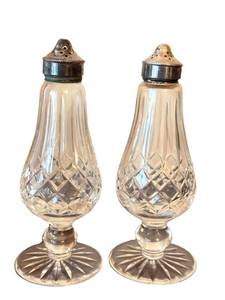 K - Waterford Salt & Pepper Shakers 6.5