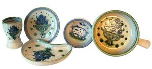 K - M.A. Hadley Pottery Mixed Lot (Lot of 5)