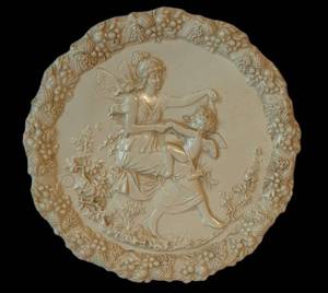 DR - Embossed Cherub Plaque