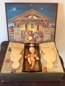ULR - Vintage 1958 Ideal Toy Corporation Most Wonderful Story Pop-Up Nativity Scene