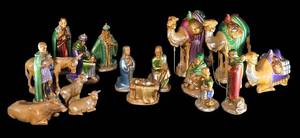 LL-ST1 - Vintage Ceramic Nativity Set