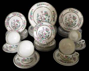 LL-ST1 - Maddock & Sons India Tree China Dinnerware Set (Lot of 24)