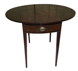 LL-ST1 - Drop Leaf Table With Drawer