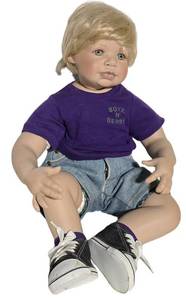 LL-ST1 - Marie Osmond Boyz N Berry Fun Fruits Porcelain Doll 2002 14 Inch