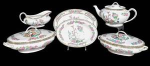 LL-L - Vintage Maddock & Sons India Tree Serving Pieces Mixed Lot of 6