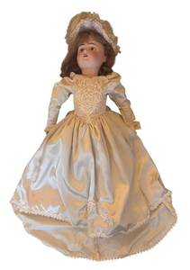 BR1 - Vintage German Bisque Head Doll