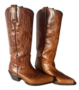 BR1 - Vintage Lonestar Cowboy Boots - Size 9