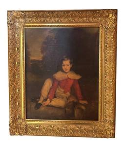 D - Vintage Framed Print Lord Seaham as a Boy -Reproduction after Sir Thomas Lawrence