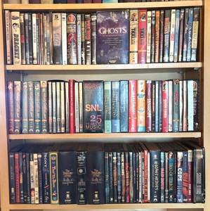 D - Assorted DVDs and VHS Tapes