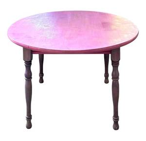 LR - Vintage Round Wooden Childrens Table