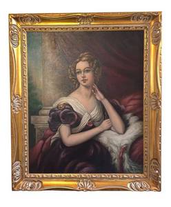E - Portrait Print by Louis Scalera