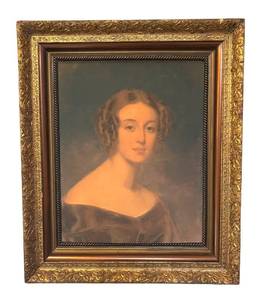 E - Vintage Portrait Print