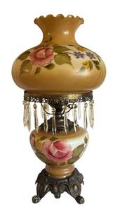 BR1 - Stunning Vintage Gone with the Wind Parlor Lamp