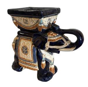 BR1 - Enticing Ceramic Elephant Planter