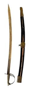 BR1 - Vintage Indian Talwar Sword with Sheath
