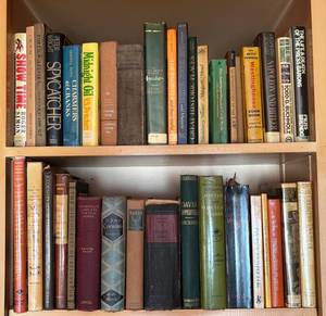 D - Assorted Vintage Books - Cookbooks, Dictionaries, Poetry and Classic Literature