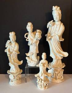 DR - Four Asian Style Porcelain Figurines