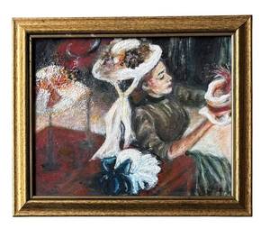 DR - Edgar Degas the Millinery Shop Print Framed