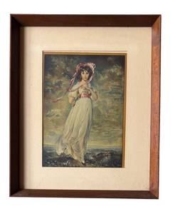 LR - Sir Thomas Lawrence Pinkie Print Framed