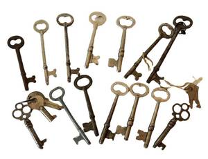DR - Vintage Skeleton Key Assortment (Lot of 12)