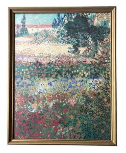 D - Vincent Van Gogh Flowering Garden Print
