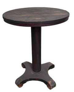 BP - Vintage Wooden Pedestal Table