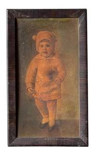 DR - Vintage Child Portrait Print Framed