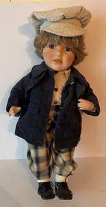 BR1 - Country Dolls Grit Porcelain Doll 19in